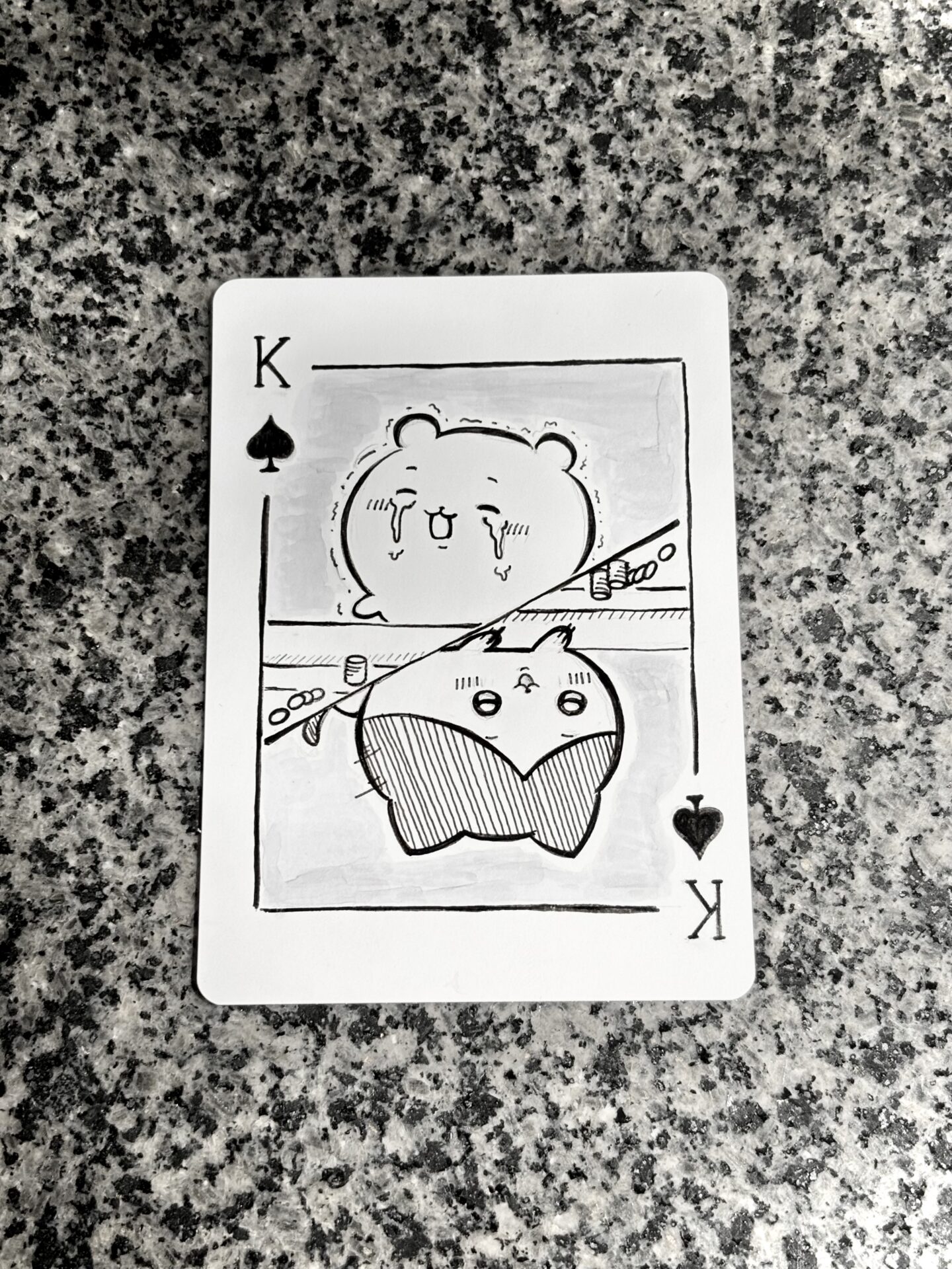 ハチワレ:「オールインッ！」